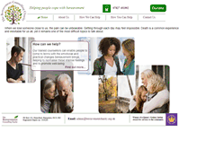 Tablet Screenshot of bereavementcharity.org.uk